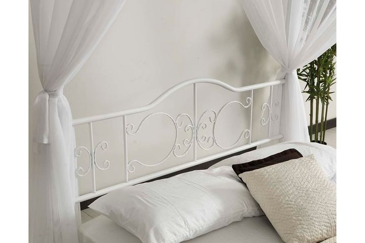 Pero Princess Metalen Bedframe met Klamboe, 140x200 cm