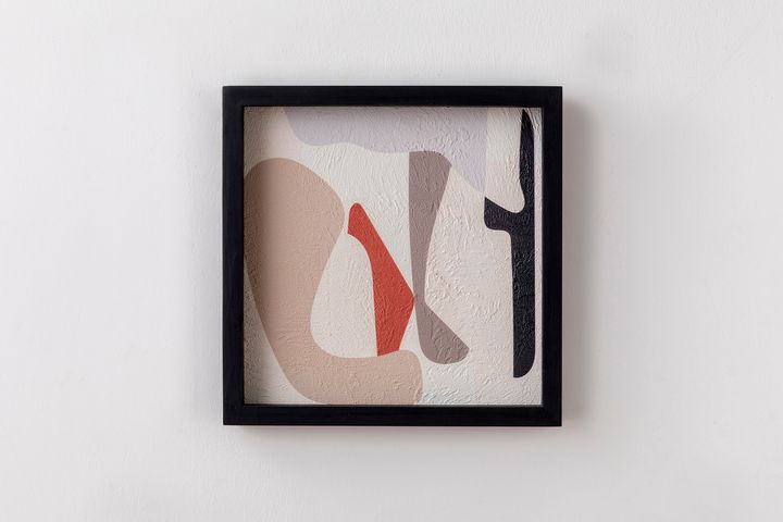 Rune Dubbele Travertijn Gestructureerde Tafel, 40x40 cm