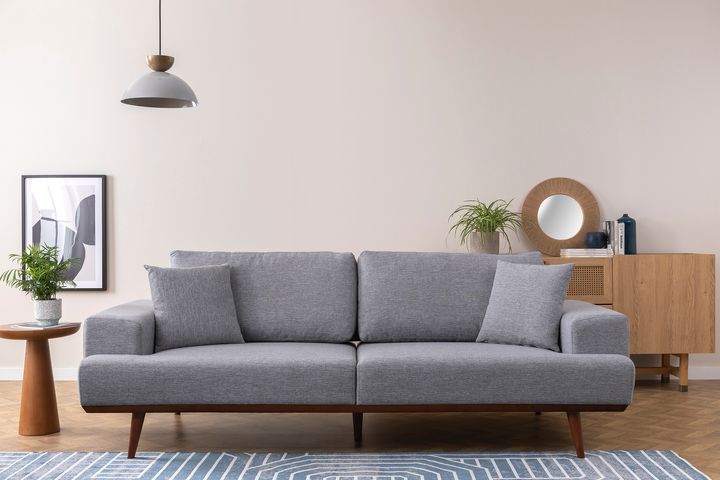 Terre 3-Sitzer Sofa, Grau