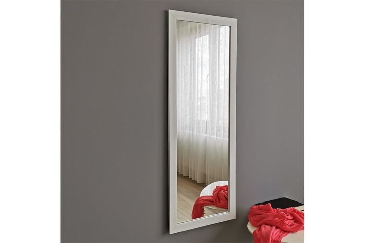 Funerom Ästhetischer Spiegel, gewellt, 40,6 x 25,4 cm, Spiegel,  Wellenspiegel, rechteckig, Weiß : : Küche, Haushalt & Wohnen