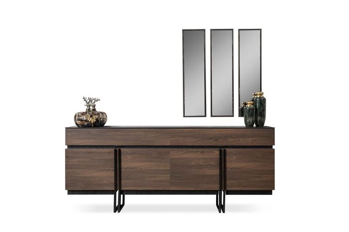 Lite Console En Spiegel, Antraciet