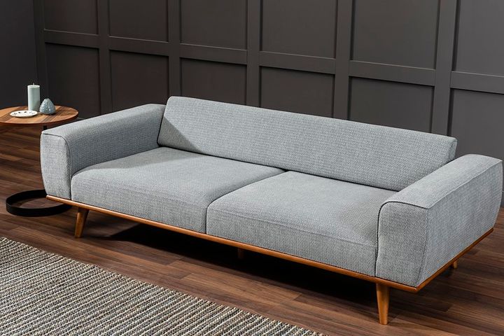 Merina 3-Zitsbank In Chenille, Grijs