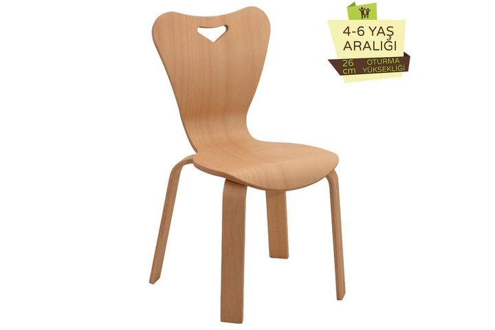 Heart Children's Chair, 4-6 Years