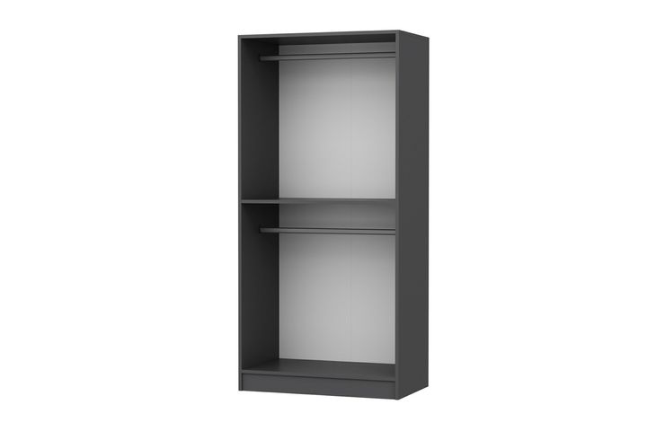 Medway Tideway Kledingkast met 2 Vakken, 210 cm, Antraciet