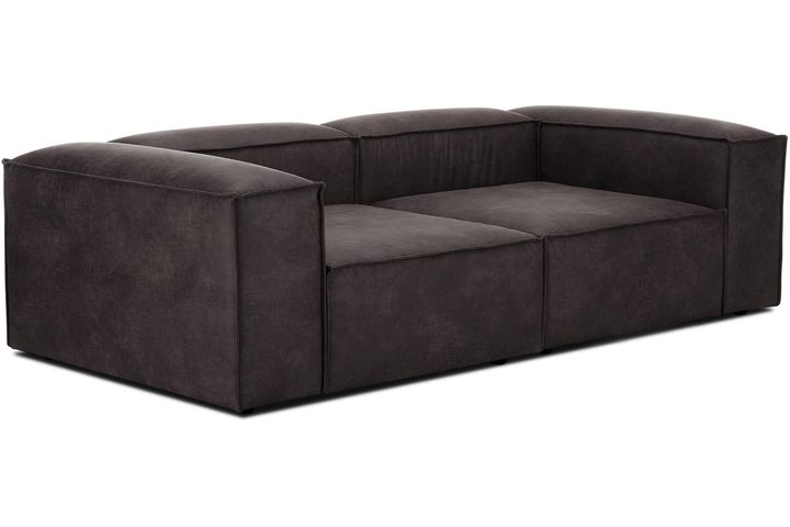 Frid Nubuck 2-Zitsbank, Zwart