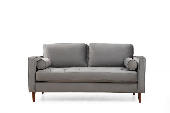 Rome Two Seater Sofa, Steel Grey