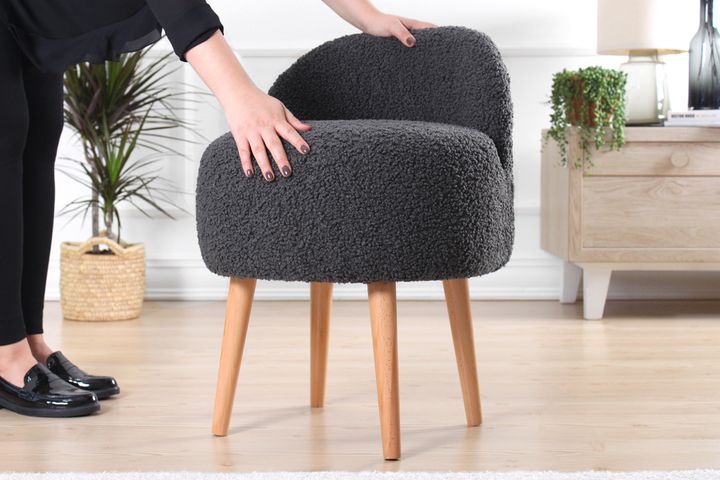 Rufmee Poef, Donkergrijs