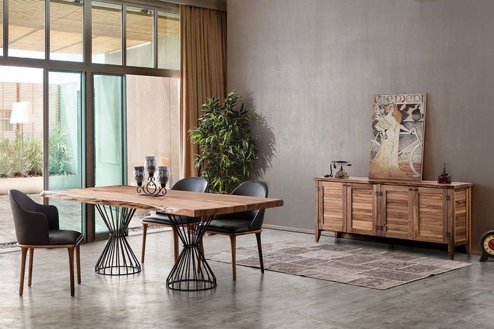 Sneem Tafel, 250x100 cm, Walnoot
