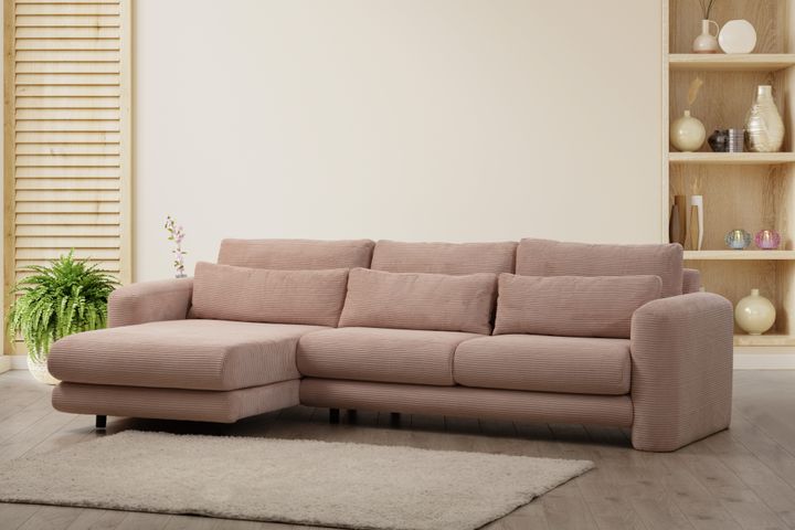 Lilly Hoekbank Links met Lont, Roze