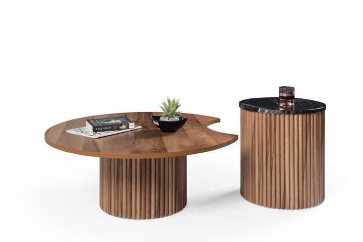 Moon Coffee Table, Walnut