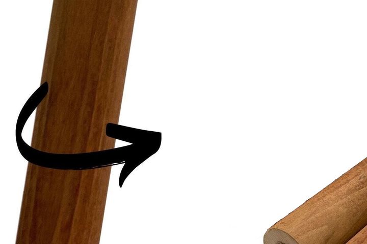 Eleanor TV-Meubel met Houten Poten, 140 cm, Pijnboom & Wit