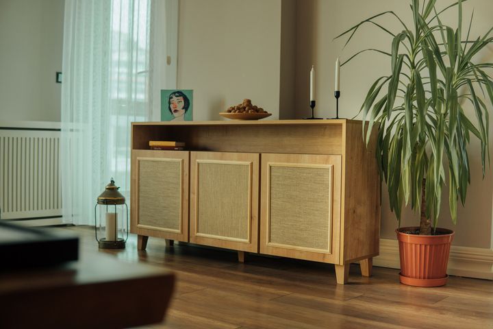 Truva Sideboard, Light Wood