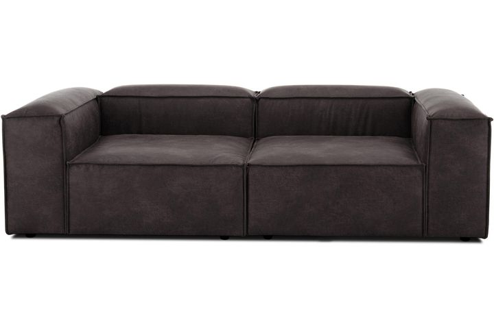 Frid Nubuck 2-Zitsbank, Zwart