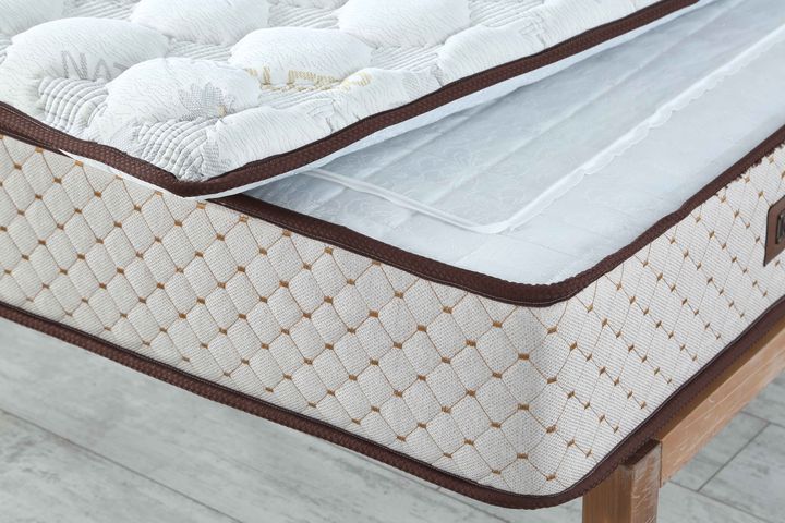 Bedcraft Pascha Medical Natural Volledig Orthapedisch Eenbed Met Ritspad, 90X190