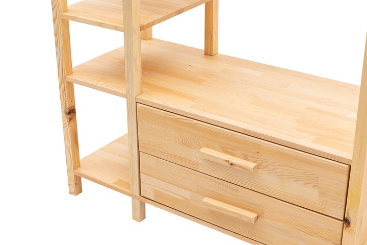 Ranch Open Kledingkast met 2 Lades