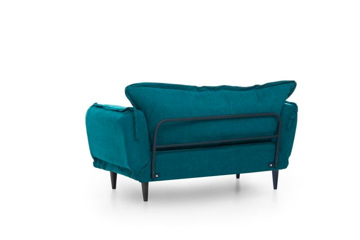 Futon Vino 2-Zitsbank, Groenblauw