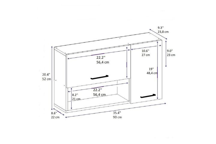 Arnetti Multifunctionele en Keukenkast, Wit
