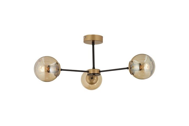 Apliqa Cassiel Hanglamp met 3 Lampjes, Zwart