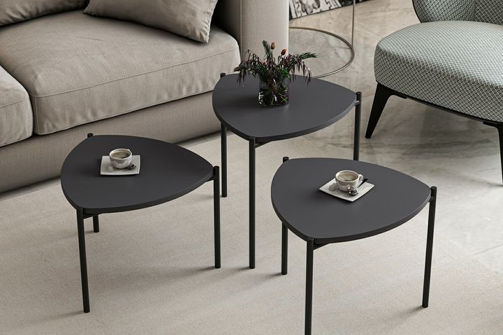 Medway Lenny Zettafelset , 3 Delig, Antraciet