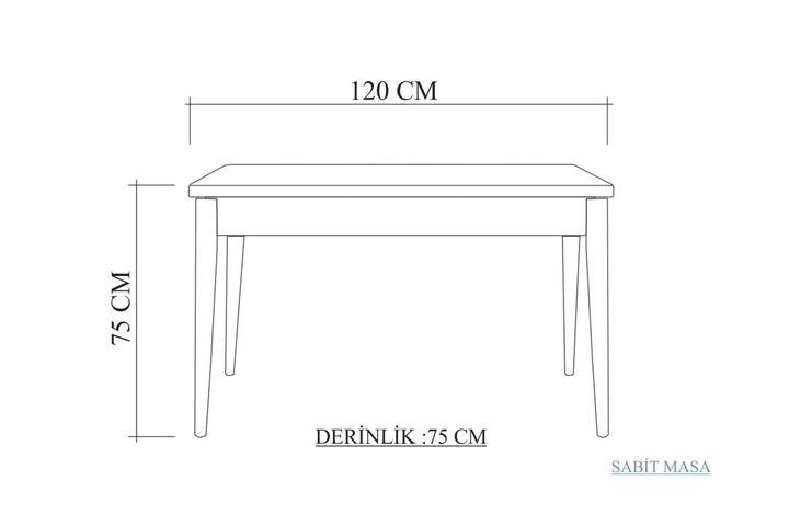 Oliver Keukentafel, Eik en Zwart