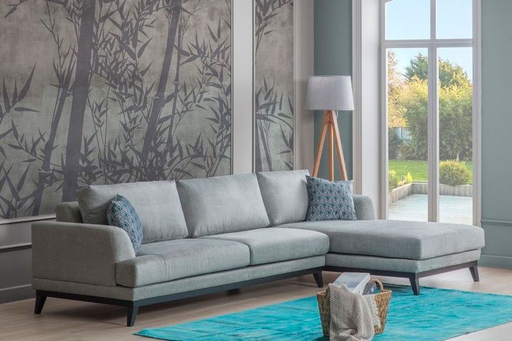 Nago Hoekbank, Grijs, Rechts