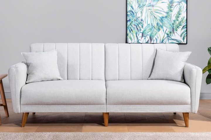 Aqua 3-Sitzer Sofa, Creme