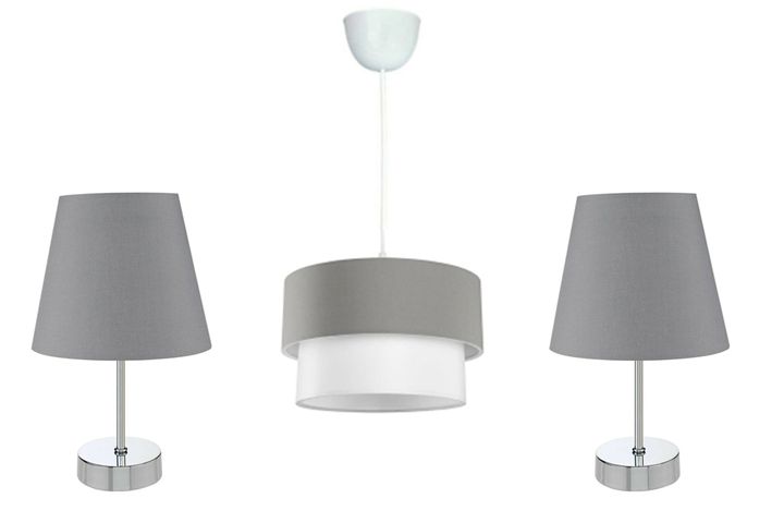 Homelight Tafellamp & Hanglamp Set, Antraciet
