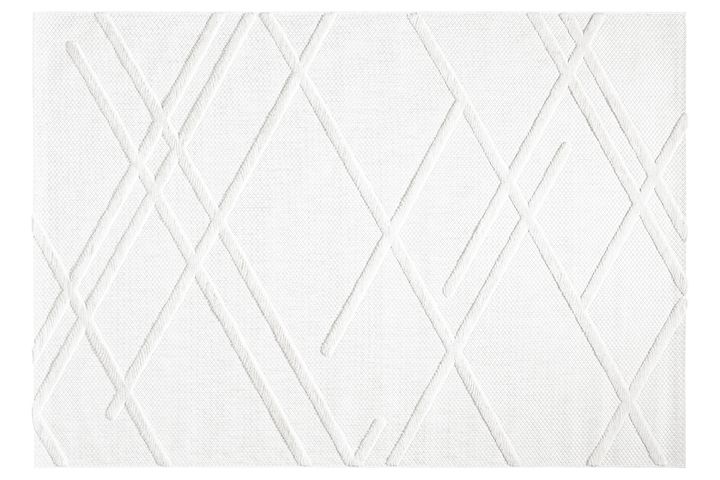 Silva Maschinenteppich, 80x150 cm, Weiß