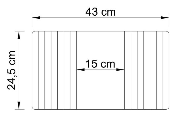 Elbow Sofa Arm Tray, Cream