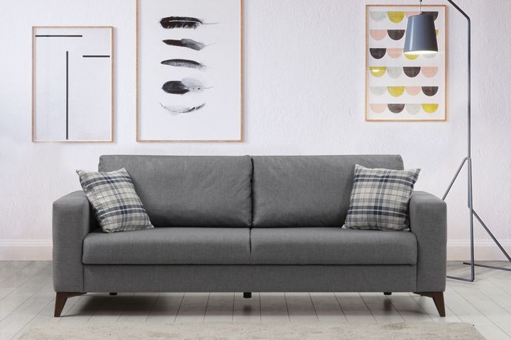 Crystal Slaapbank, Donkergrijs