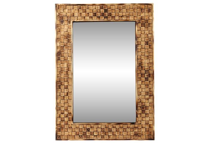 Wood Andy Decoratieve Wandspiegel , 120x60 cm