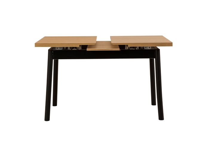 Oliver Uitschuifbare Keukentafel, Eik en Zwart