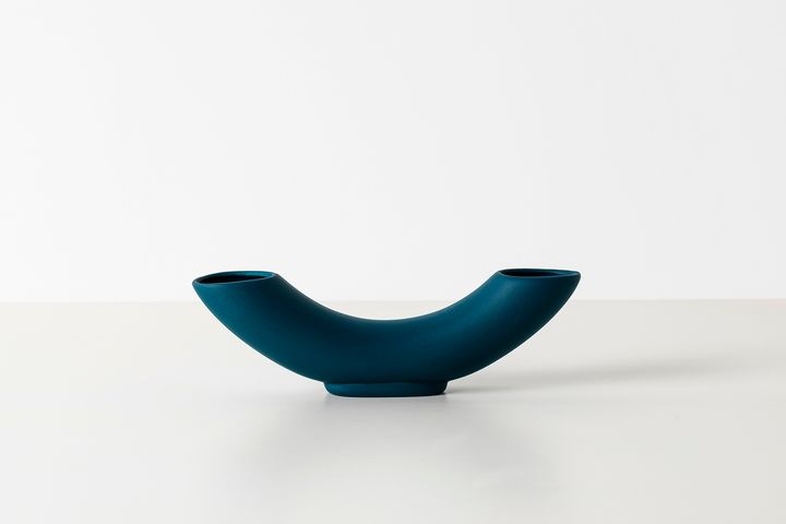 Buccina Duo Vase, Green