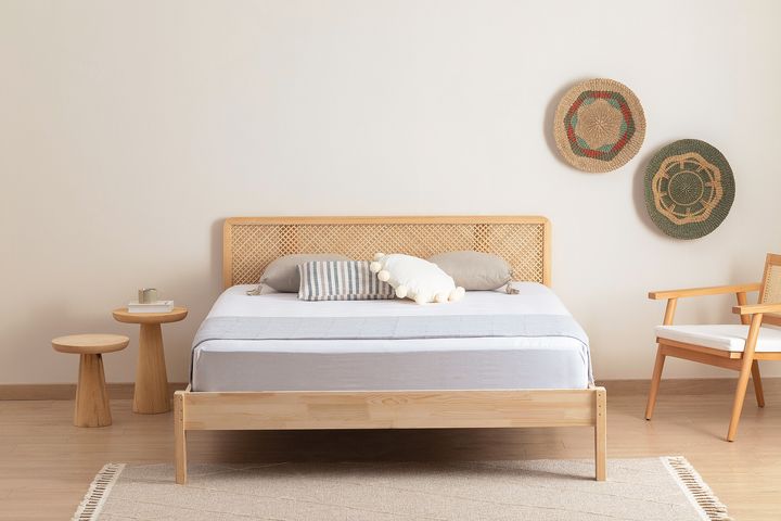 Isabella Bedframe, 120x200 cm, Natuurlijke Kleur