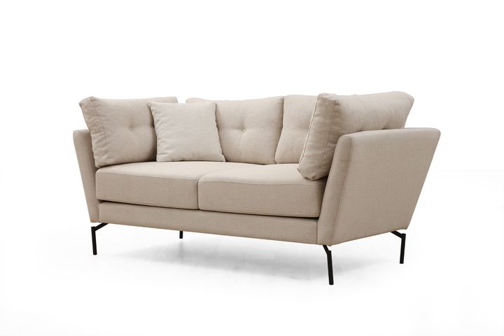 Mapa Two Seater Sofa, Beige Sand