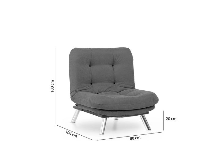 Pafu Misa Fauteuil, Grijs