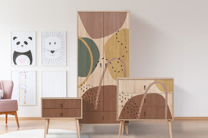 City Form Chest of Drawers, Walnut