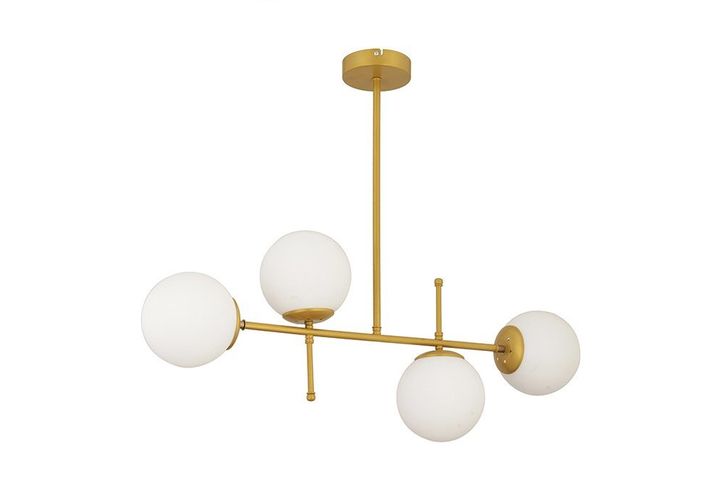 Apliqa Gael Hanglamp met 4 Lampjes, Goud