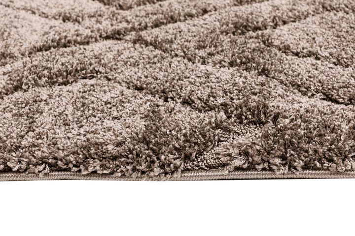 Lucca Shaggy Tapijt, 80x150 cm, Bruin