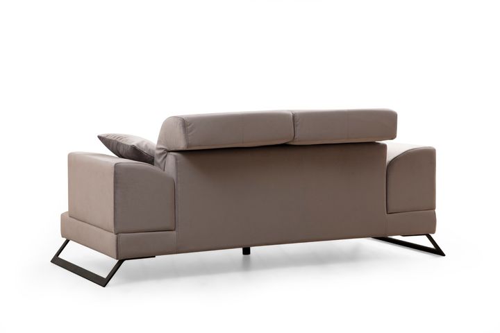 Frido Two Seater Sofa, Steel Grey