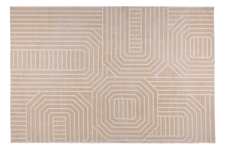 Natsu Machinetapijt, 80x150 cm, Beige
