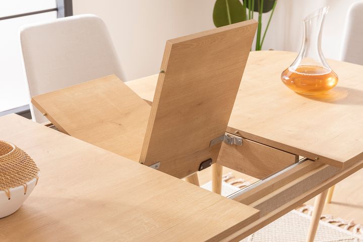 Torenna Uitschuifbare Eettafel, 86x190 cm