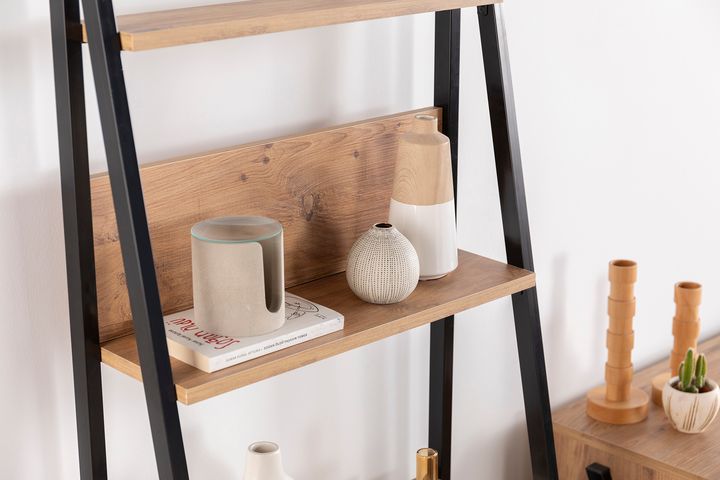 Yanke TV-Meubel met Rekken& Boekenrek, 150 cm, Pijnboom