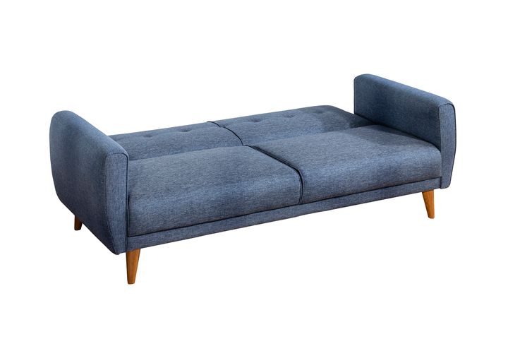 Aria Three Seater Sofa Bed, Fabric in Navy Blue