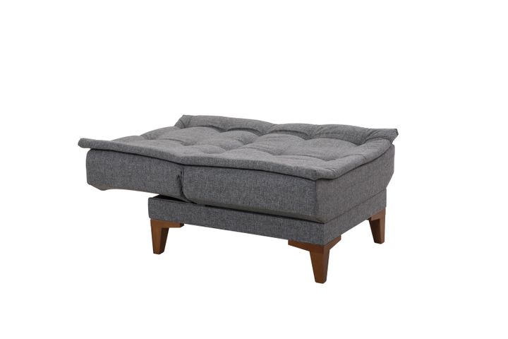 Kelly Fauteuil In Linnen Stof, Donkergrijs