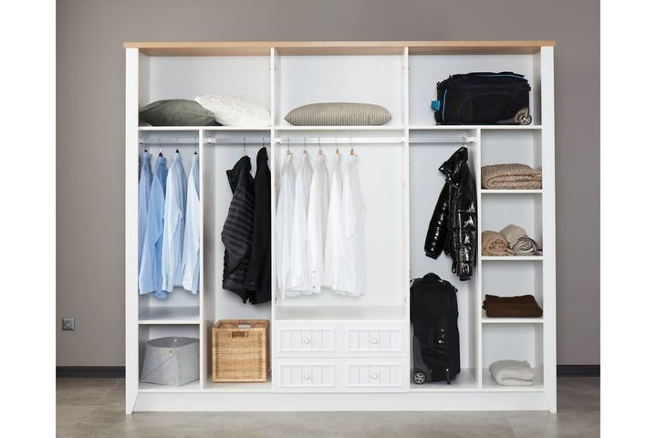 Lora Kledingkast met 6 Deuren