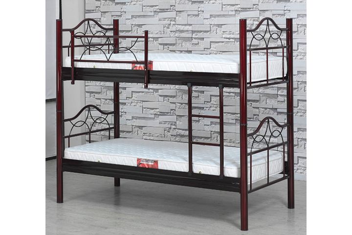 Hadley Stapelbed, 90x190cm, Bordeauxrood