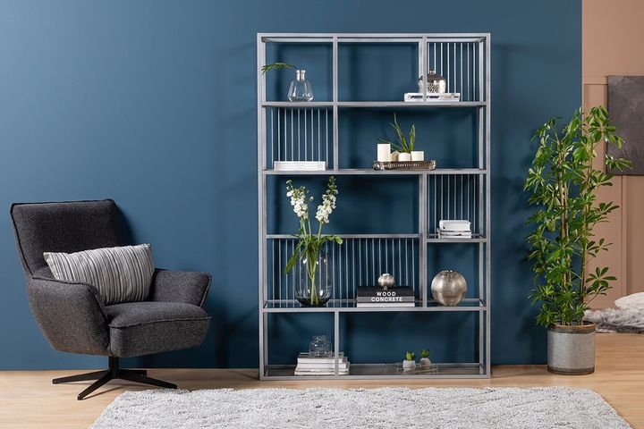 Lola Boekenrek, 120 cm, Zilver