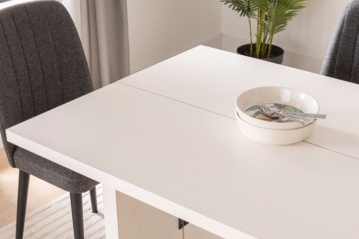 Luke Eettafel, Wit, 160X90