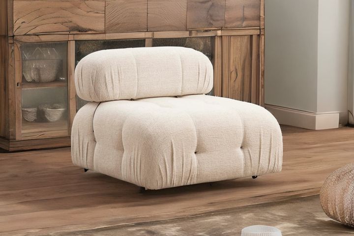 New Bubble Enkele Module Zonder Arm, Ecru